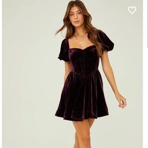 Altar’d State Velvet Mini Dress